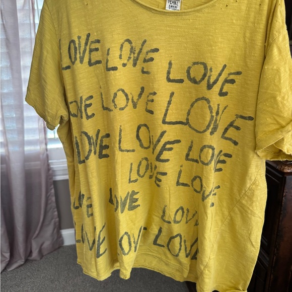 Magnolia Pearl Yellow Amor Graphic Tee - Picture 2 of 2